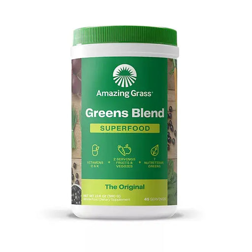 Amazing Grass Green Superfood Powder, Original (45 servings, 12.6 oz.) Qunol