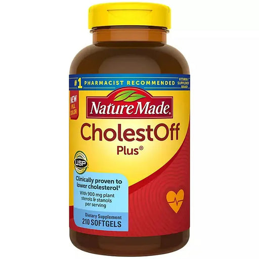 Nature Made CholestOff Plus Softgels for Heart Health (210 count) Nature Made