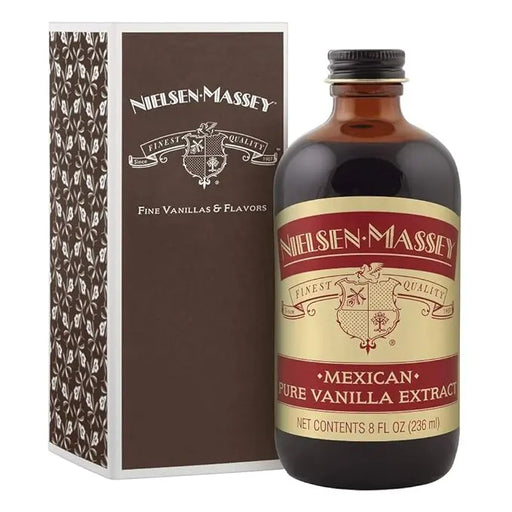 Nielsen-Massey Mexican Pure Vanilla Extract for Baking and Cooking, 8 Ounce Bottle Nielsen-Massey