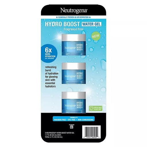 Neutrogena Hydro Boost 48-Hour Water Gel Face Moisturizer (1.7 oz., 3 pk.) Neutrogena