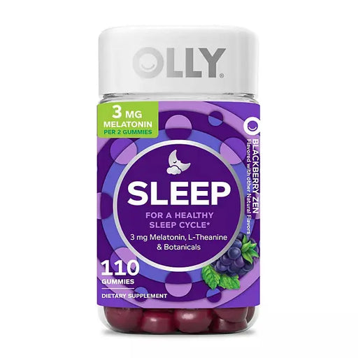 OLLY Restful Sleep Gummies, Blackberry (110 count) Ricola