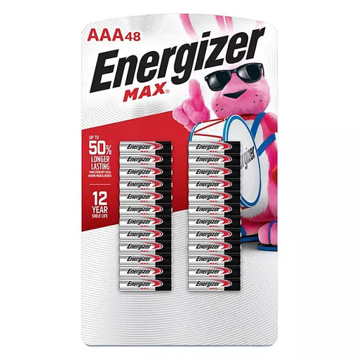 Energizer MAX AAA Alkaline Batteries (48 Pack) Energizer