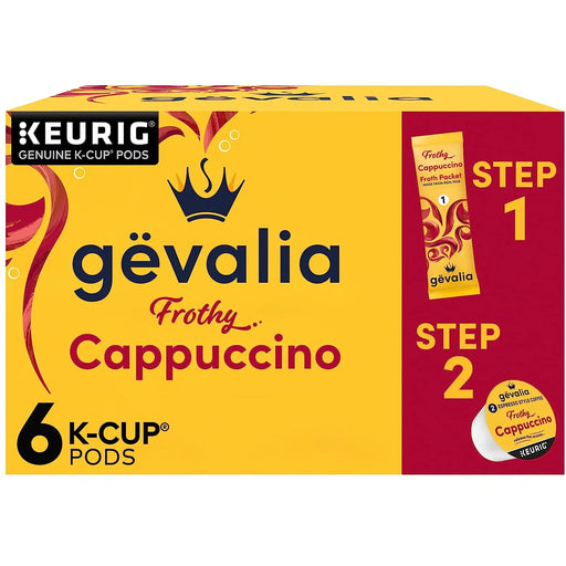 Gevalia Cappuccino K-Cup Coffee Pods (12 Ct Box) Gevalia