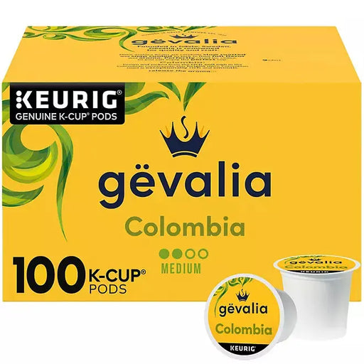 Gevalia Medium Roast K-Cup Coffee Pods, Colombia Blend (100 count) Gevalia