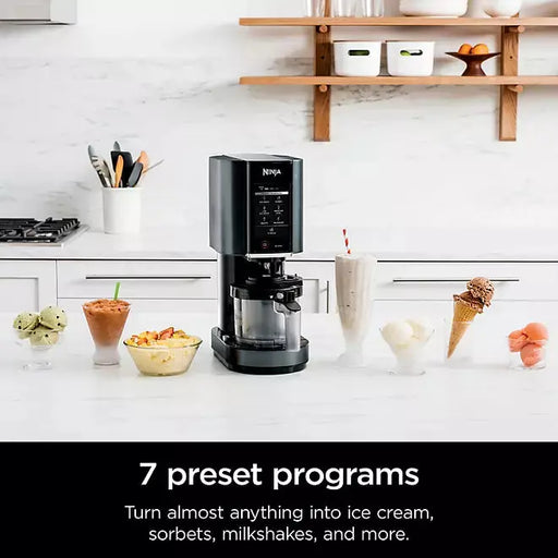 Ninja CREAMi Ice Cream & Sorbet Maker, 7 Frozen Treat Programs, Includes 3 Pints & Lids Ninja