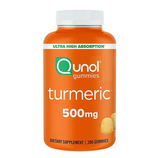 Qunol Turmeric Curcumin Complex Ultra High Absorption Gummies (200 count) Qunol