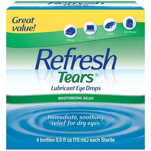 Refresh Tears Lubricant Eye Drops Multi-Pack (4 count) Refresh