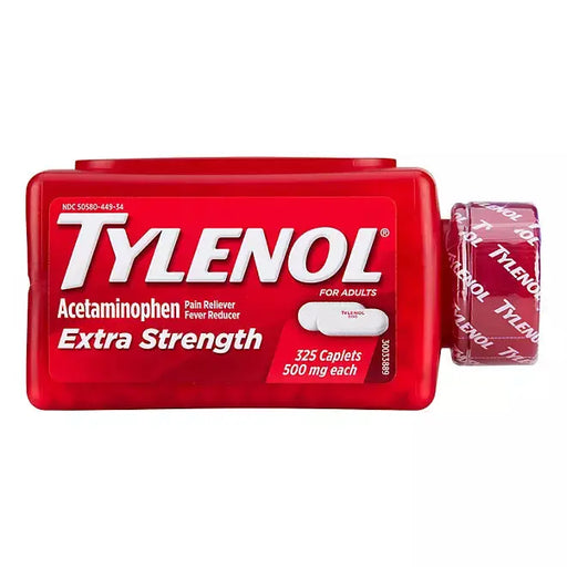 Tylenol Extra Strength Pain Relief Caplets, 500 mg Acetaminophen (325 count) Tylenol