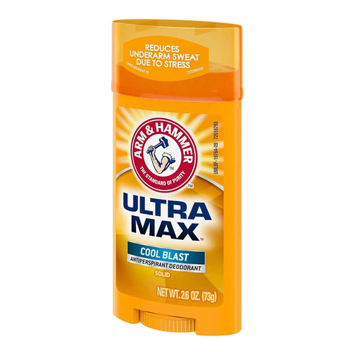 Arm & Hammer Ultra Max Antiperspirant Deodorant COOL BLAST, Invisible Solid, 2.6 oz. 12 pack Arm & Hammer