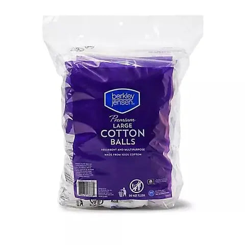 Berkley Jensen Premium Large Cotton Balls, 4 pk./100 count Berkley Jensen