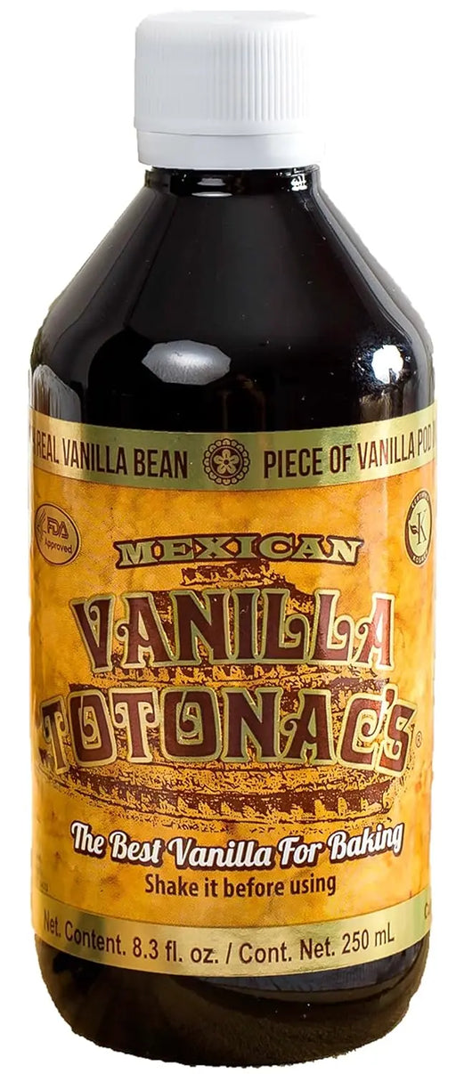 Mexican Vanilla Totonac’s - 8.3 Oz (250 mL) Bottle - Pure Vanilla Extract WHOLESALE CENTRAL