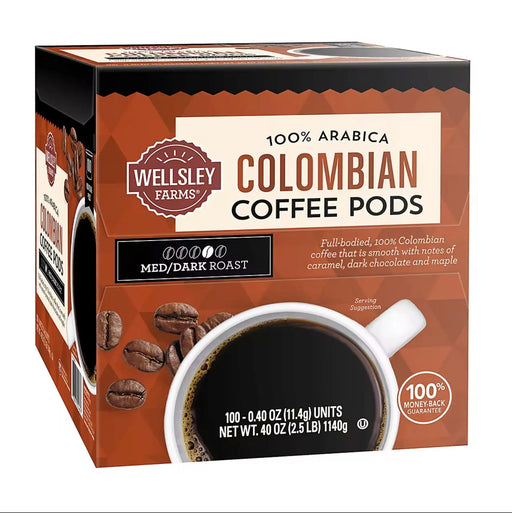 Wellsley Farms Colombian K-Cup Pods, 100 count Wellesley Farms