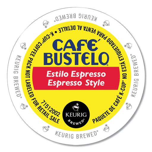 Cafe Bustelo Espresso Style K-Cup for Keurig Brewers, 80 Count Cafe Bustelo