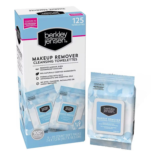 Berkley Jensen Makeup Remover Wipes, 125 count Berkley Jensen