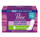 Poise Very Light Absorbency Long Incontinence Panty Liners, 132 count Poise